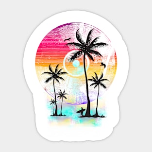 Sound of summer Sticker